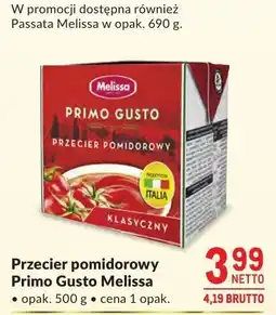 Makro Przecier pomidorowy Primo Gusto Melissa oferta
