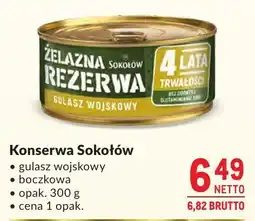 Makro Konserwa Sokołów gulasz wojskowy oferta