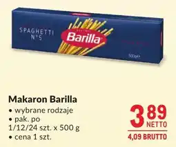 Makro Makaron Barilla oferta