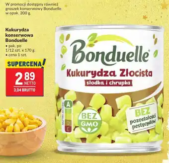 Makro Kukurydza konserwowa Bonduelle oferta