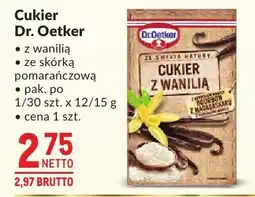 Makro Cukier Dr. Oetker z wanilią ze skórką pomarańczową oferta