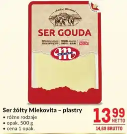 Makro Ser żółty Mlekovita - plastry różne rodzaje oferta