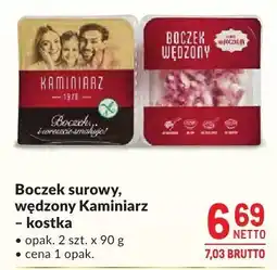 Makro Boczek surowy, wędzony Kaminiarz - kostka oferta