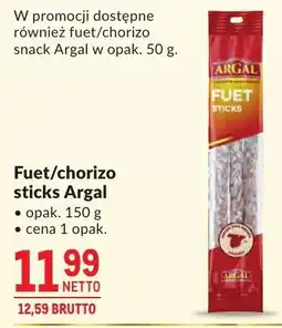 Makro Fuet/chorizo sticks Argal oferta