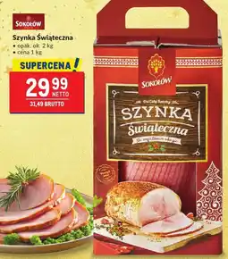 Makro Szynka Świąteczna Sokołów oferta