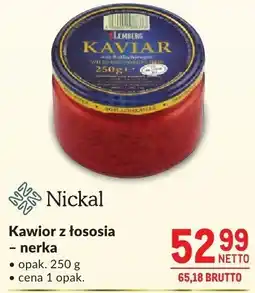 Makro Kawior z łososia - nerka Nickal oferta