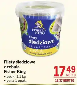 Makro Filety śledziowe z cebulą Fisher King oferta