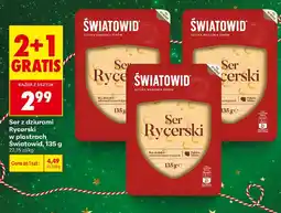 Biedronka Ser z dziurami Rycerski w plastrach Swiatowid oferta