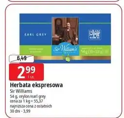 E.Leclerc Herbata ceylon Sir William's Tea oferta