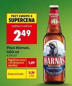 Biedronka Piwo Harnaś oferta