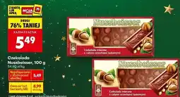 Biedronka Czekolada mleczna z całymi orzechami Alpen Gold Nussbeisser oferta