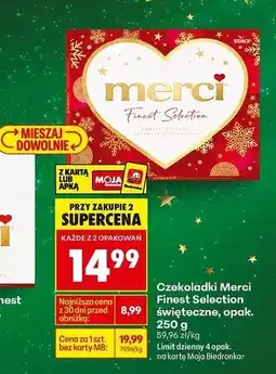 Biedronka Bombonierka świateczna Storck Merci oferta