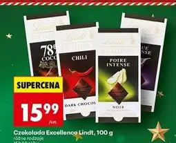 Biedronka Czekolada figue intense Lindt Excellence oferta