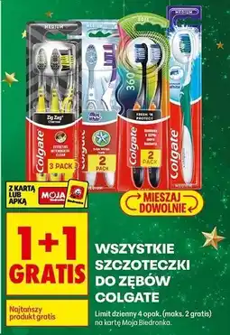 Biedronka Szczoteczka do zębów medium Colgate Advanced White oferta