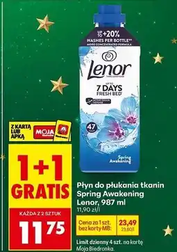 Biedronka Płyn do płukania spring awakening Lenor oferta