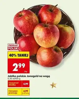 Biedronka Jabłka jonagold polska oferta