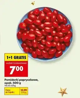 Biedronka Pomidory papryczkowe czerwone oferta