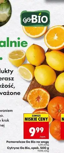 Biedronka Cytryny bio Gobio oferta