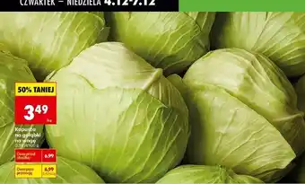 Biedronka Kapusta na gołąbki oferta
