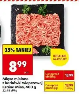 Biedronka Mięso mielone z karkówki wieprzowej Kraina Mięs oferta