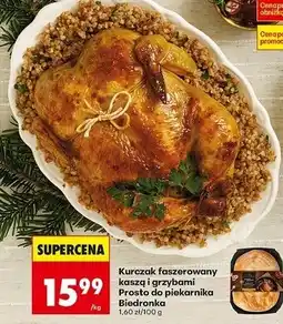 Biedronka Kurczak faszerowany kaszą i grzybami Biedronka Prosto Do Piekarnika oferta