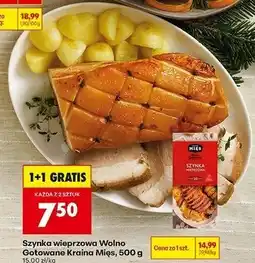 Biedronka Szynka wieprzowa wolno gotowana Kraina Mięs oferta