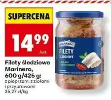 Biedronka Filety śledziowe z ziołami i przyprawami Marinero oferta