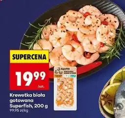 Biedronka Krewetki białe gotowane Superfish oferta