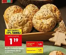 Biedronka Bułka śniadaniowa z ziarnami oferta