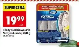 Biedronka Filety śledziowe a'la matjas klasyczne Lisner oferta