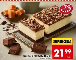 Biedronka Sernik z kit kat oferta