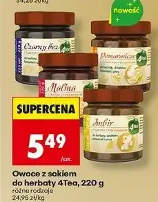Biedronka Imbir z sokiem cytrynowym 4Tea oferta