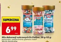 Biedronka Mix dekoracji lodowa kraina Dr. Oetker oferta