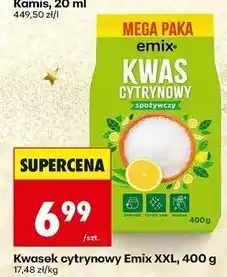 Biedronka Kwas cytrynowy Emix oferta