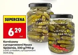 Biedronka Korniszony z miodem Nasza Spiżarnia oferta