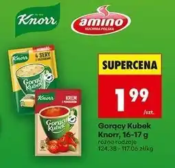 Biedronka Krem z pomidorów Knorr Gorący Kubek oferta