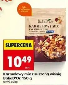 Biedronka Karmelowy mix z suszoną wiśnią Bakad'or oferta