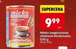 Biedronka Mleko zagęszczone słodzone Gostyń oferta
