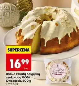 Biedronka Babka z białą czekoladą oferta