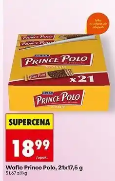 Biedronka Wafelek Prince Polo oferta