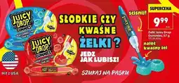 Biedronka Żelki gummies strawberry Juicy Drop oferta