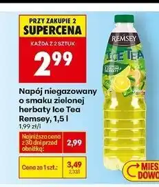 Biedronka Napój z ekstraktem zielonej herbaty cytrusowy Remsey Ice Tea oferta