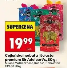 Biedronka Herbata dobrostan Sir Adalbert's Tea oferta