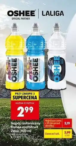 Biedronka Napój izotoniczny grejpfrutowy Oshee Zero oferta