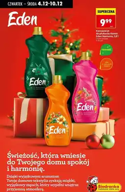 Biedronka Płyn do płukania sweet flowers Eden oferta