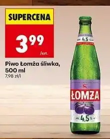 Biedronka Piwo Łomża Śliwka oferta