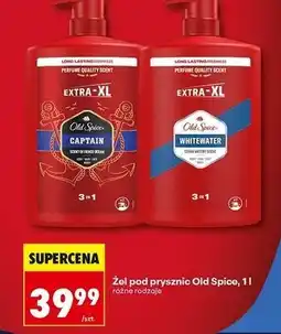 Biedronka Żel pod prysznic Old Spice Whitewater oferta