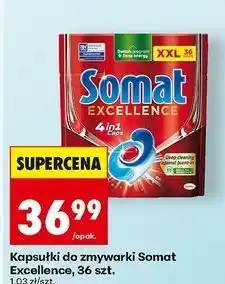Biedronka Tabletki do zmywarek Somat Excellence 4In1 oferta