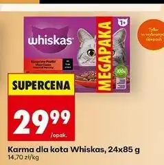 Biedronka Karma dla kota klasyczne posiłki w sosie Whiskas oferta