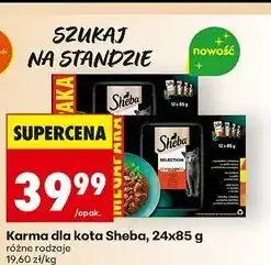 Biedronka Karma dla kota kurczak w sosie Sheba Selection In Sauce oferta